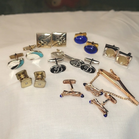 Kum a part Other - VINTAGE and antique variety cuff links Pioneer Hickok 10k rgp Mexico 925